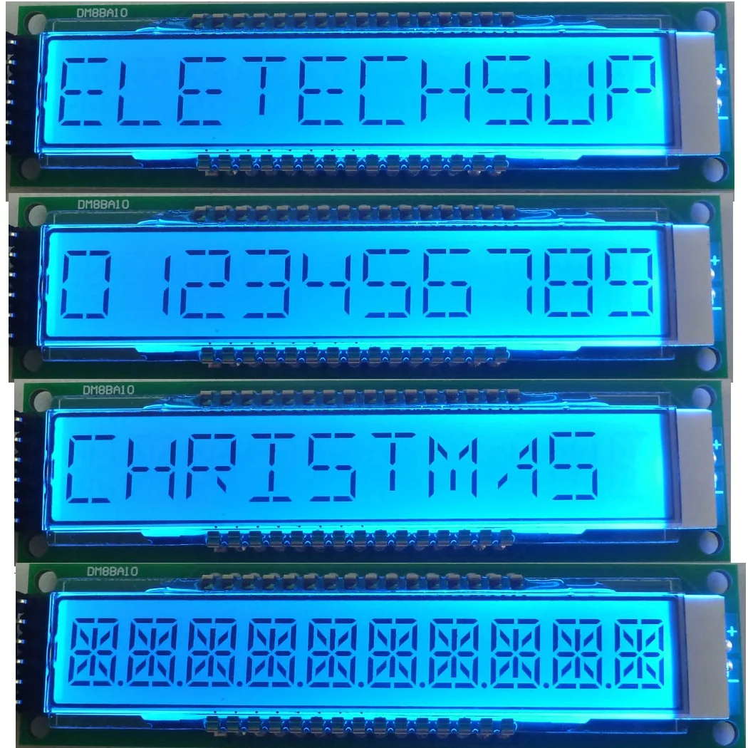 10 bit 16-Seg SPI LED Display Serial LCD For UNO MEGA2560 with for Arduino example SKETCH!