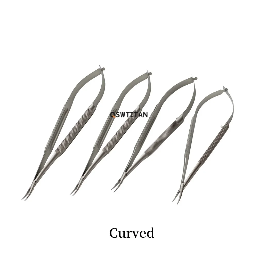 Eyelid Tools Castroviejo Needle Forceps Straight/Curved 12.5cm-18cm for Dental Forceps Orthodontic Implant Tool