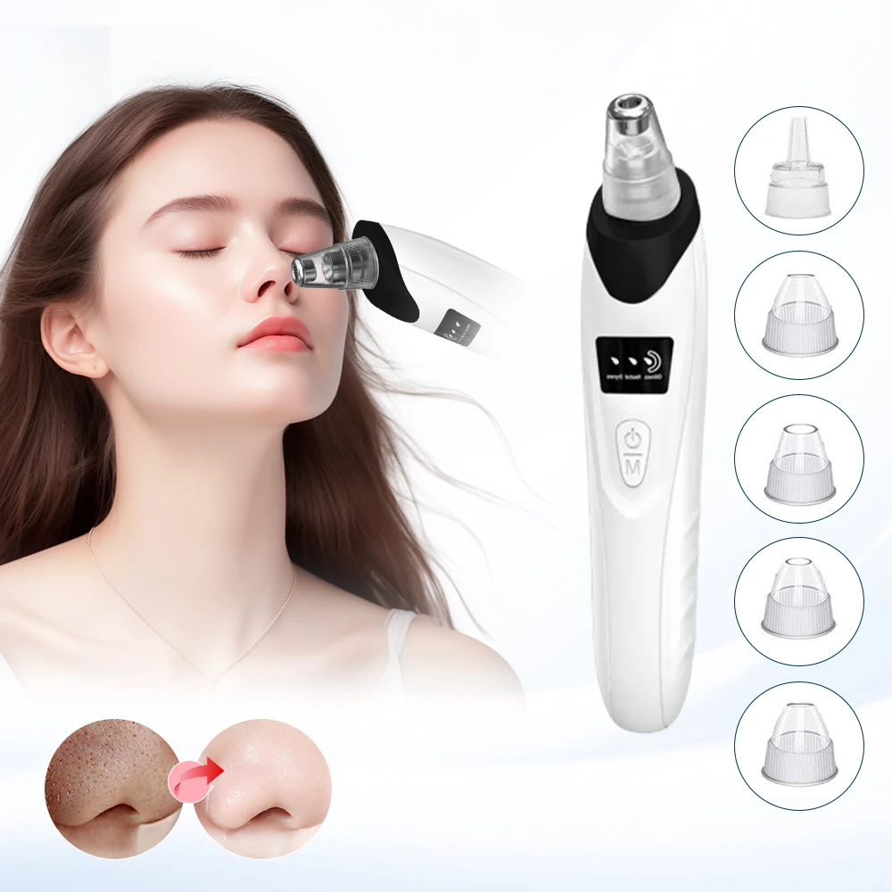 مجموعة هدايا عيد الميلاد الجديدة لعام 2025، جهاز تنظيف الوجه ذو 3 شفط - منظف المسام المفرغ لإزالة الرؤوس السوداء والجلد الميت