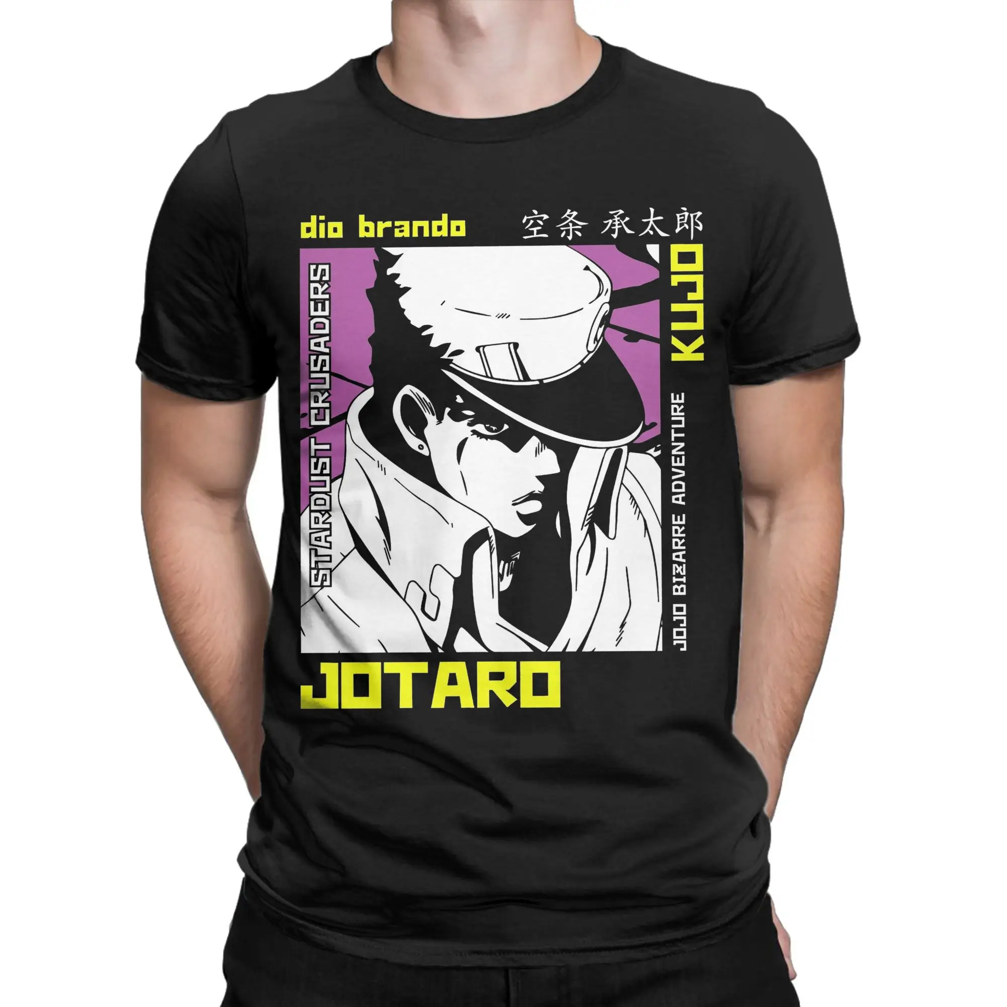 

JOJOS Bizarre Adventure Anime Tee Shirt for Men Women Gift Idea T Shirts Unbreakable Diamond Part Cotton Clothes