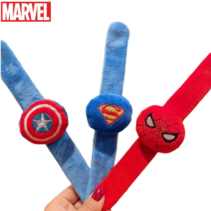 Marvel Anime Cartoon Spiderman Captain America Magic Christmas Bracelet Personality Small Gift Creative Bracelet Toy Ornament