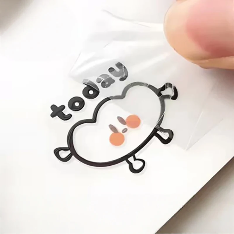 50 قطعة ملصقات مخصصة ثلاثية الأبعاد UV طباعة نقل أسماء ملصق تصميم شعار الشركة الزفاف هدايا شخصية زجاجة أكواب زجاجات ذاتية الصنع #3