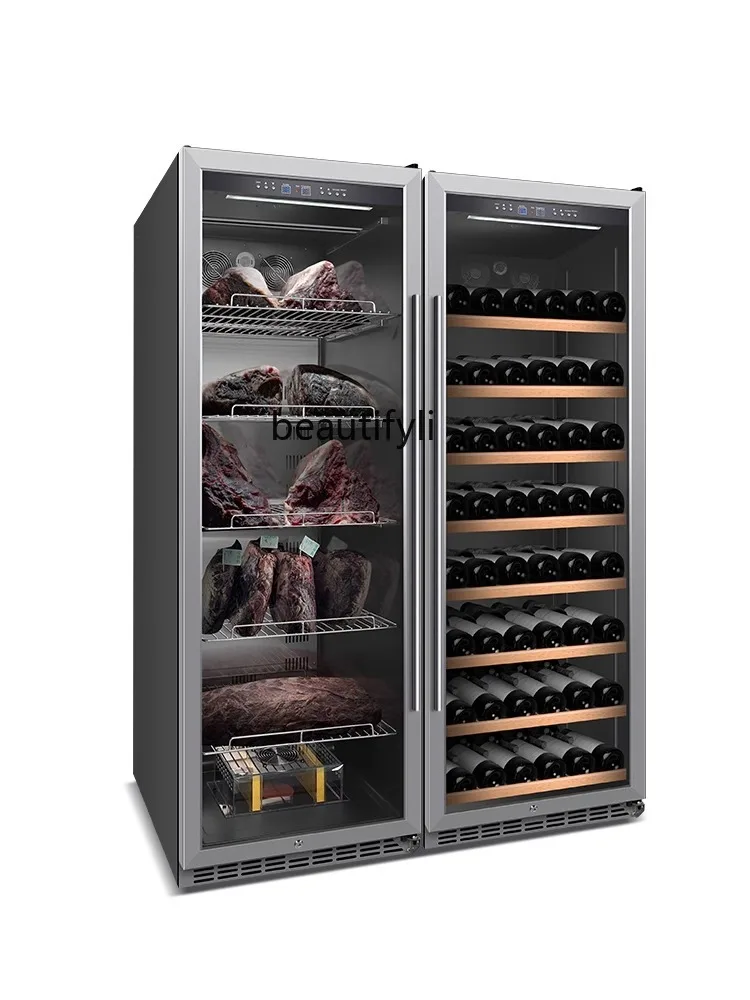 

Desktop Cooked Cabinet Beef Wet Acid Cabinet Commercial Western Restaurant Wine Display Cabinet