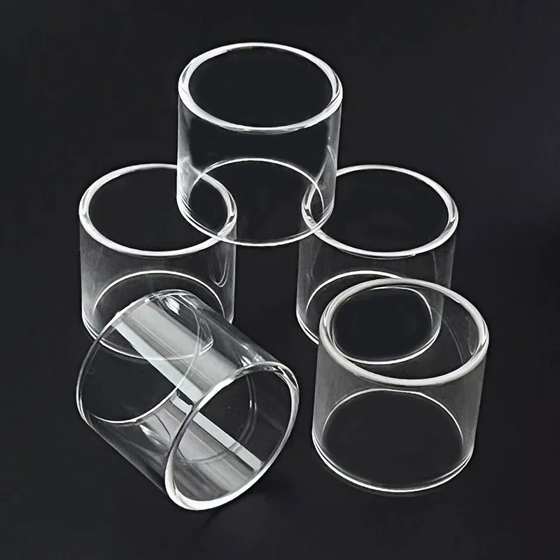 5PCS Straight Flat Glass Tank For Taifun BT RTA Taifun GT 3 III Taifun GT 3 mini Taifun GTR 23mm 25mm Glass Tank Container