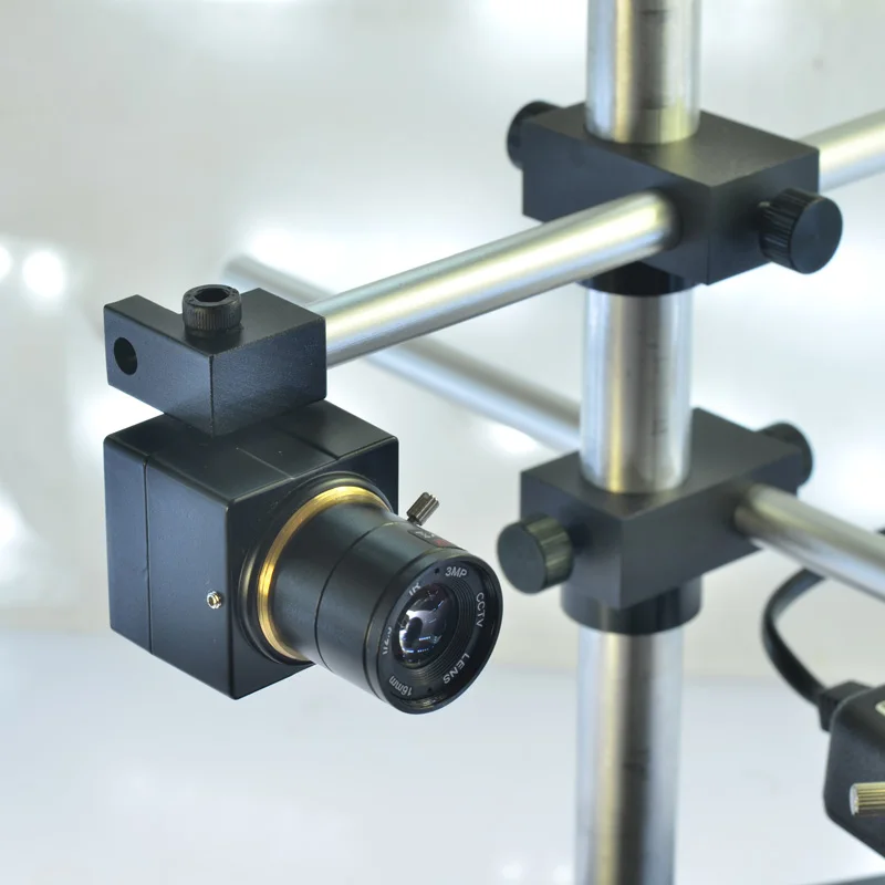 Machine vision experimental bracket industrial camera light source testing bracket leveling instrument fine adjustment clamp