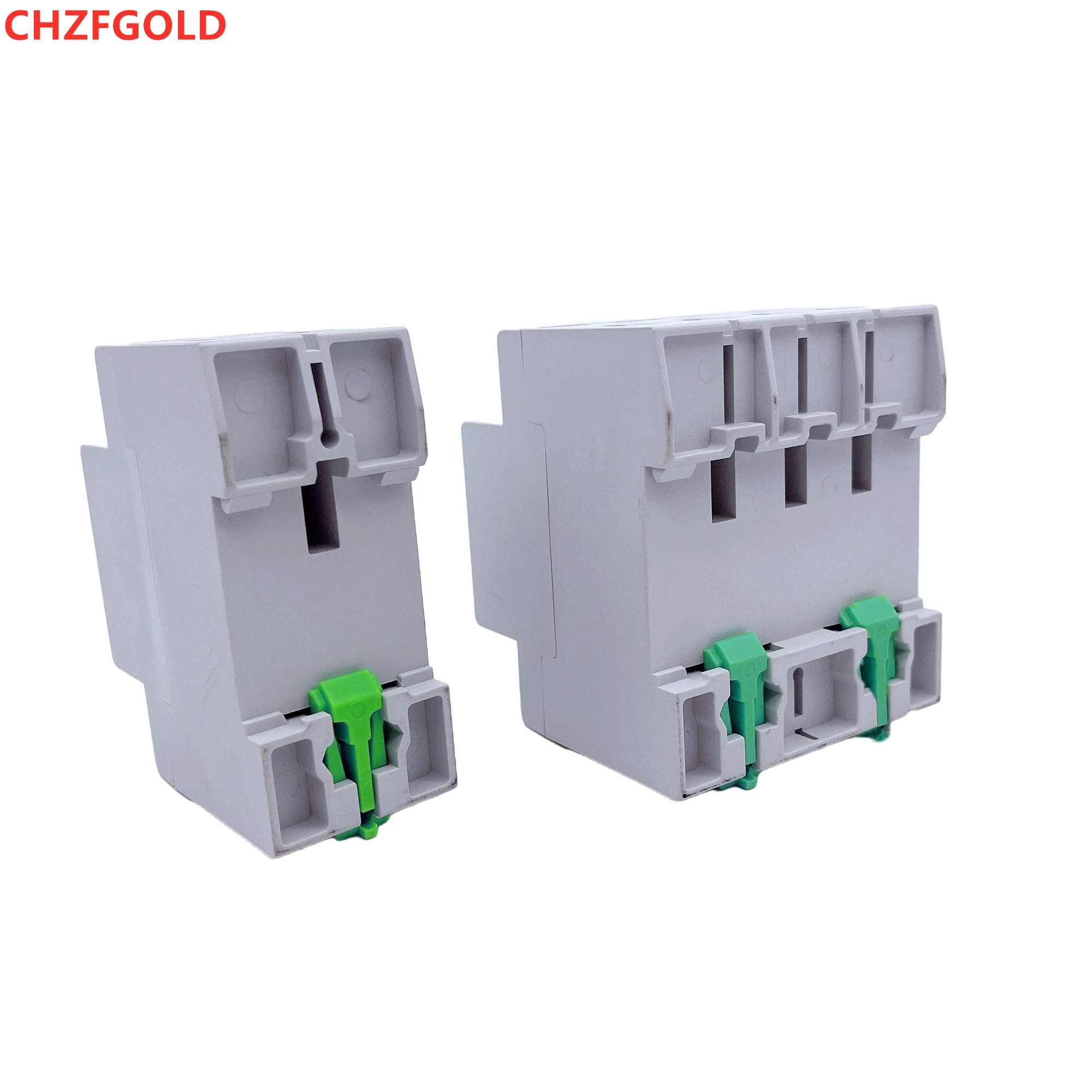 CHZFGOLD  EV solar DC differential switch, DIN rail leakage circuit breaker, 2P/4P, 63A, 30MA, 300MA, B-type slotted busbar 10KA