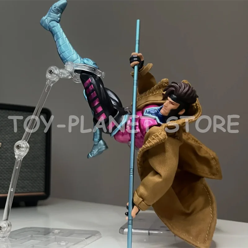 En Stock, juguetes Ct, figura Gambit Remy Mafex 131 x-men Shf, figura de acción de Anime, modelo, juguetes de regalo personalizados