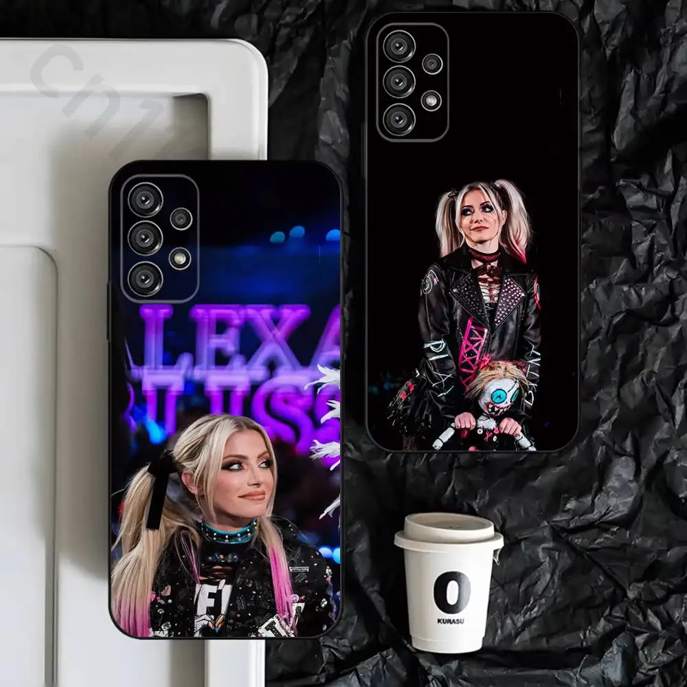 Coque de téléphone A-Alexa Bliss pour Samsung Galaxy S25 S24 S23 S22 S21 S20 Ultra Plus, Housse Souple Givrée Cool