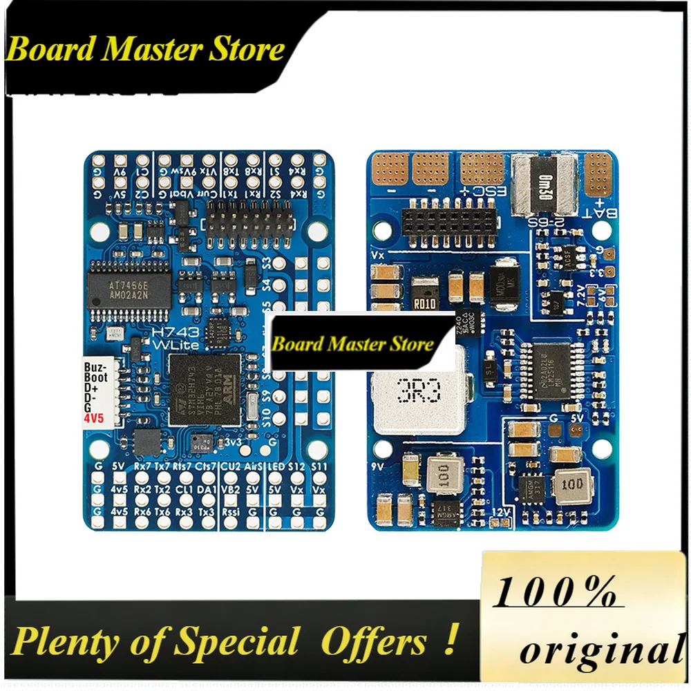 BoMaSMateksys Matek H743-WLITE H743 MatekH743 2-6S Flight Controller STM32H743VIH6 MCU For FPV Drone Part