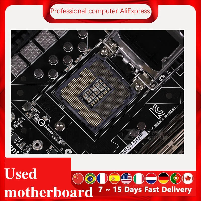 Imagem -06 - para Asus Sabertooth Z97 Marca Placa-mãe Z97 Lga 1150 para Core i7 i5 i3 Sata3 Usb3.0 Original Usado Mainboard