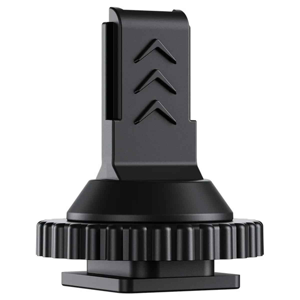 AT33 Foldable Cold Shoe Adapter for DJI Mic Mini with 1/4-20 Angle Adjustable Adapter for DSLR Camera Video Recording
