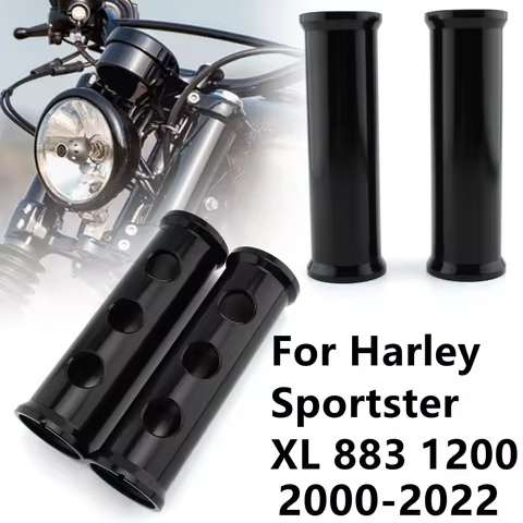 Motorcycle Upper Fork Boots Slider Shock Absorber Cover Black For Harley Sportster XL 1200 883 X48 2000-2024 Super Low Roadster