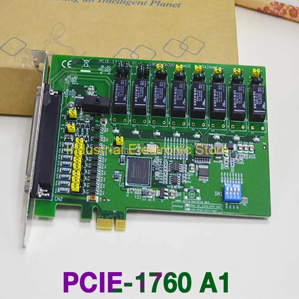 Data Capture Card IO Card Relay Card PCIE Bus Input Card For Advantech PCIE-1760 A1