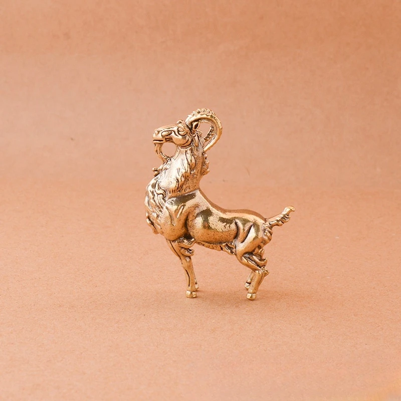 

Brass Retro Proud Antelope Home Office Desktop Decoration