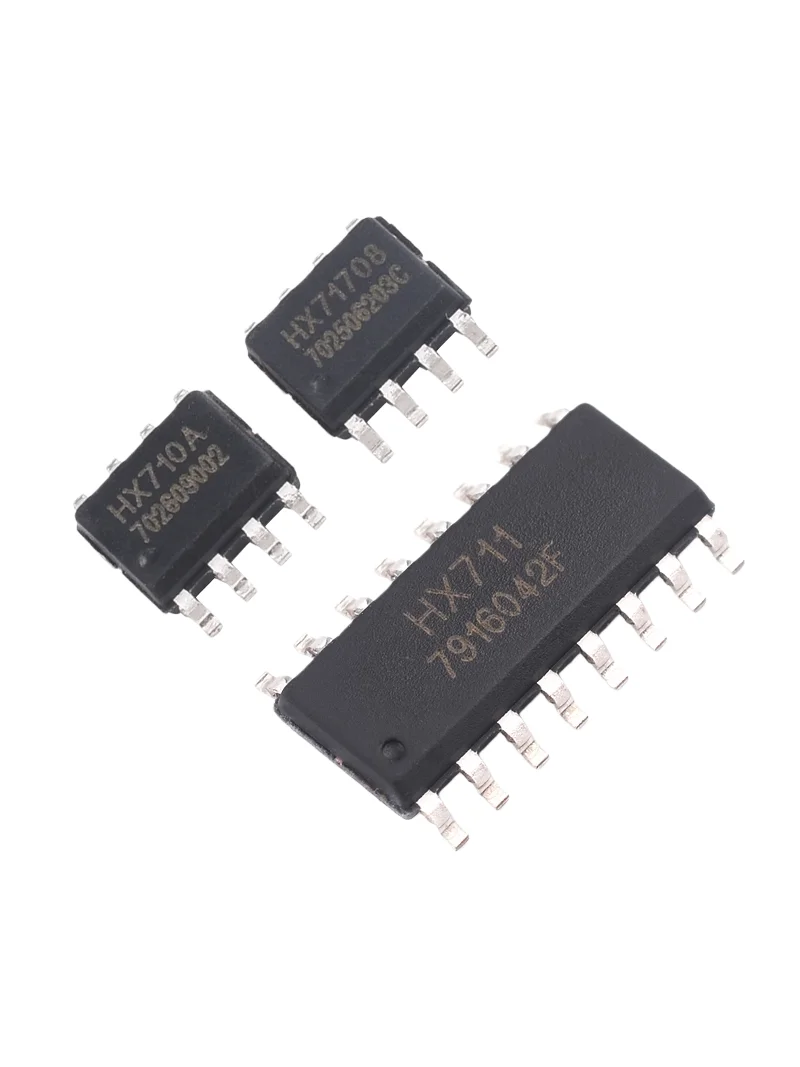 HX710A, HX71708, HX711 A/D converter IC, digital temperature sensor, AD electronic scale chip