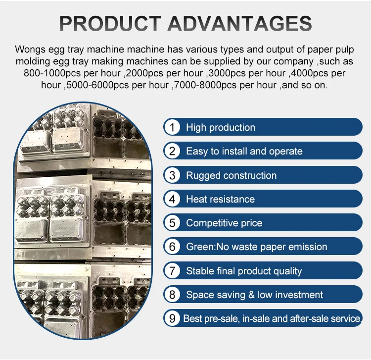 Molde manual para bandeja de ovos