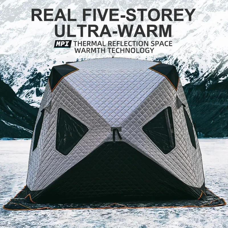 Hot selling Waterproof winter Outdoor camping insulated sauna tent portable pop up Ice Fishing Tents