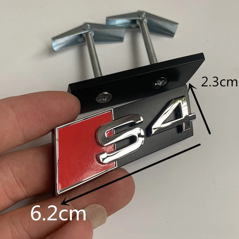 Auto Honingraat Grill Logo Badge Emblemen Stickers Sticker Voor Audi S3 S4 S5 S6 S7 S8 Rs3 Rs4 Rs5 Rs6 Rs7 Rs8 Styling Accessoires