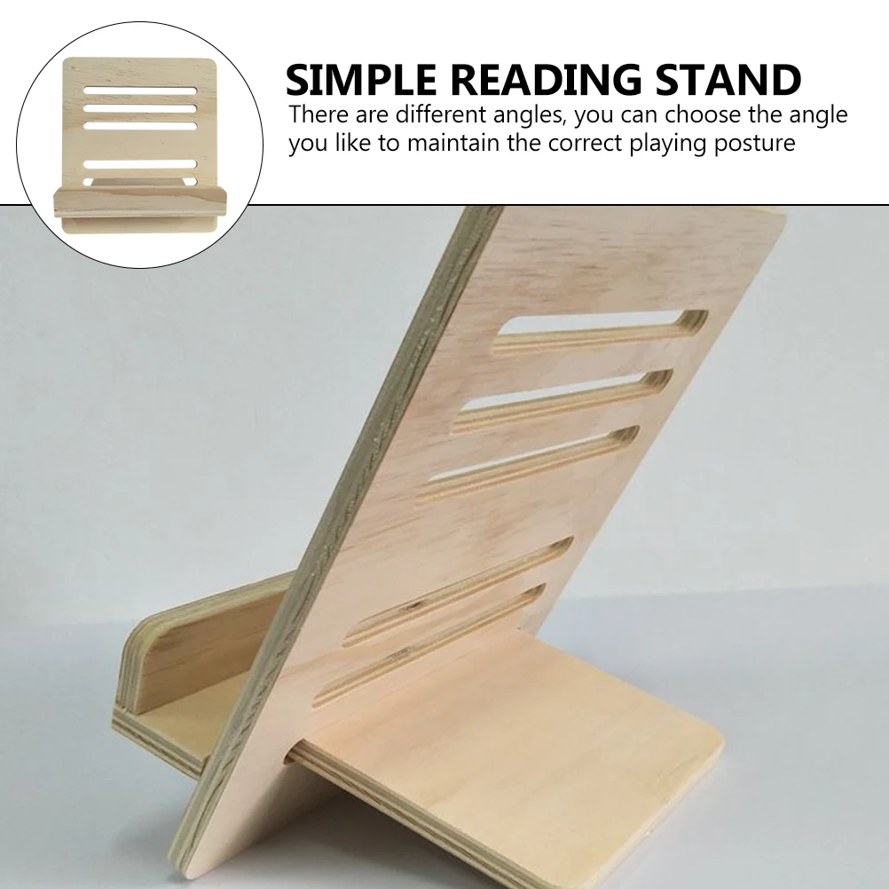 

Wooden Music St Foldable Desktop Tablet Holder Shelf ganizer Document Rack Adjustable Angle Reading St Storage
