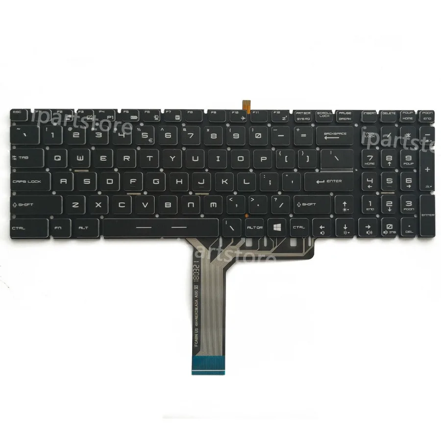 New Colorful Backlit Keyboard for MSI Steel GS60 GE62VR GE72 GS73VR GS63 GS63VR