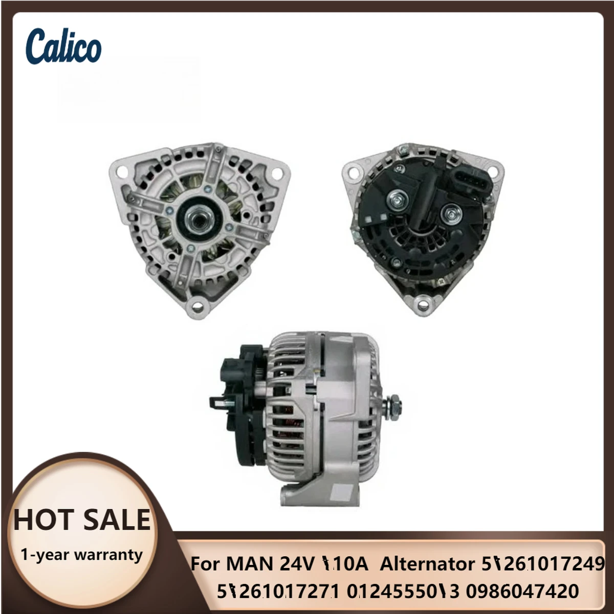 

Высокоэффективный генератор 24В 110А для MAN, номера 51261017249, 51261017271, 0124555013, 0986047420