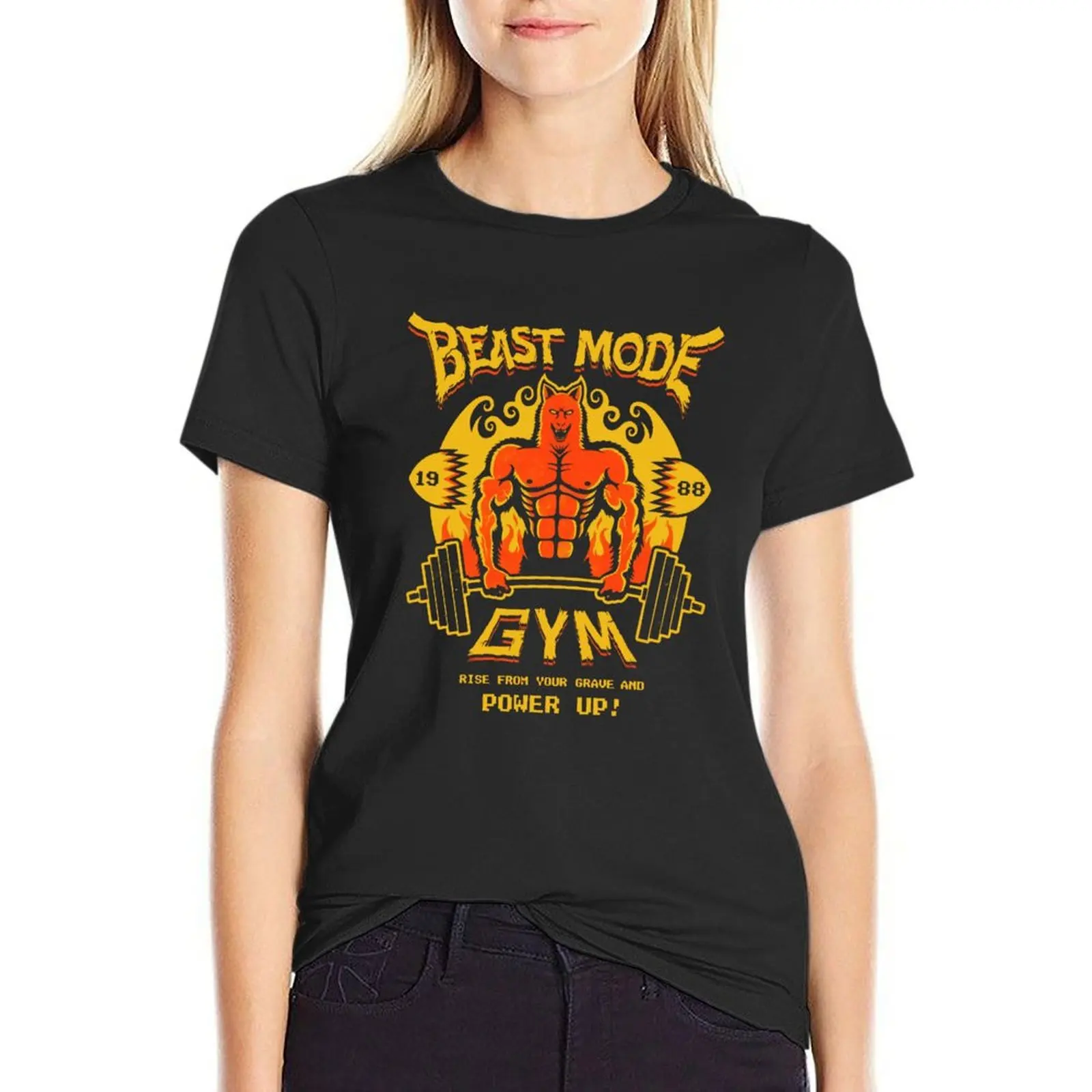 Altered Beast Beast Mode Gym Retro Gaming T-Shirt customizeds animal prinfor blanks graphics clothes for woman