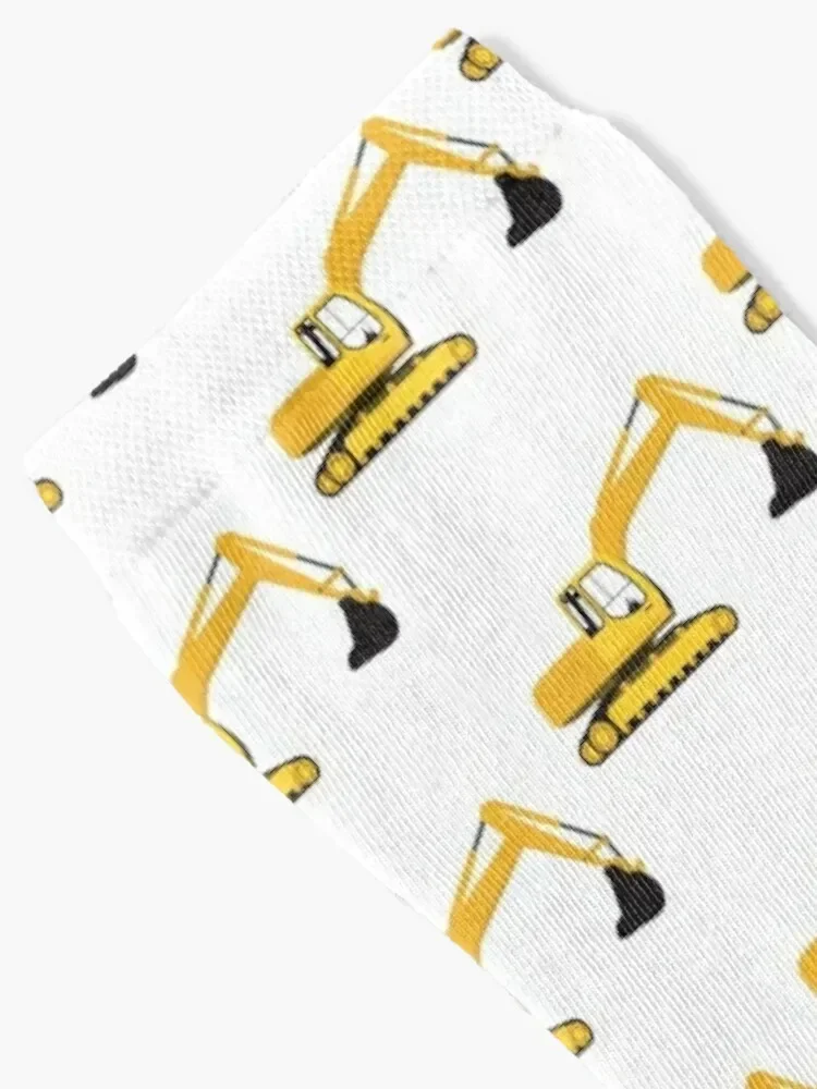 Excavator Construction Truck Socks Climbing with print sheer Men's Socks Luxury Women's