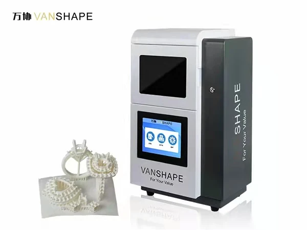 Vanshape White Wax 3D Printer High Resolution Photosensitive Resin 3D Printer Jewelry 3D Printer