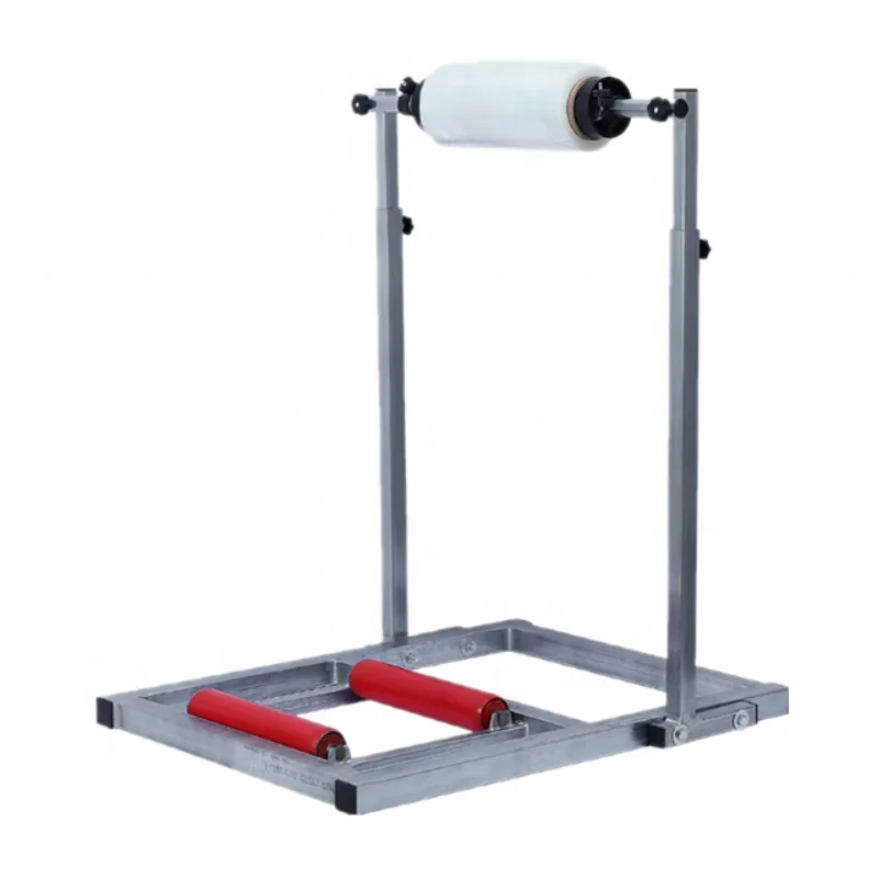 New Model Laminating Machine Motorcycle Tire Wrapping Film Packaging Bracket Manual All Sizes Tire Packer Tire Packaging Machine