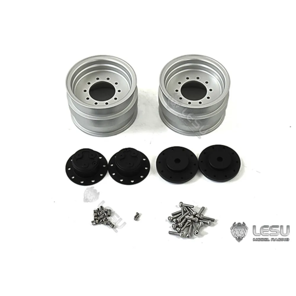 

LESU Metal Front Wheel Hubs for 1/14 Hydraulic RC Excavator Bl71 Backhoe Loader Model Spare Parts Toys for Adult Th22430-Smt3
