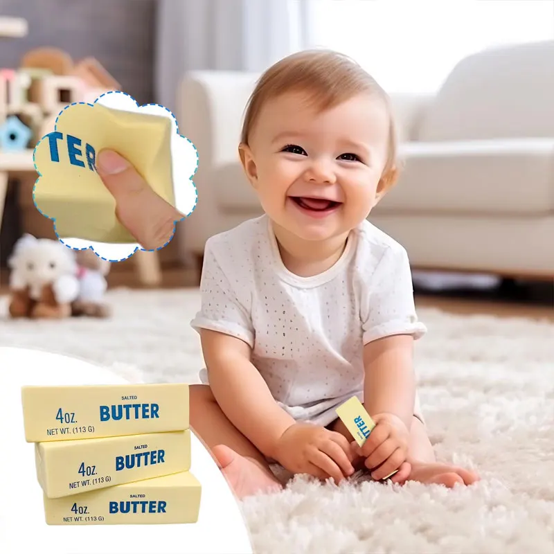 زبدة عصا ضغط لعبة اسفنجي انتعاش بطيء رغوة الطوب مكافحة القلق الإجهاد الإغاثة اللعب مكافحة الإجهاد الإصدار اليد الاسترخاء هدية لعبة #2