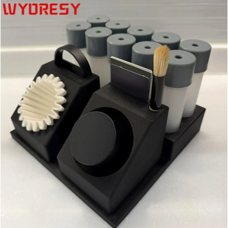 WYORESY for xBloom (Studio) Shock Absorption Coffee Machine Accessories Storage Sorting Base Anti-Slip Stable Cord Management