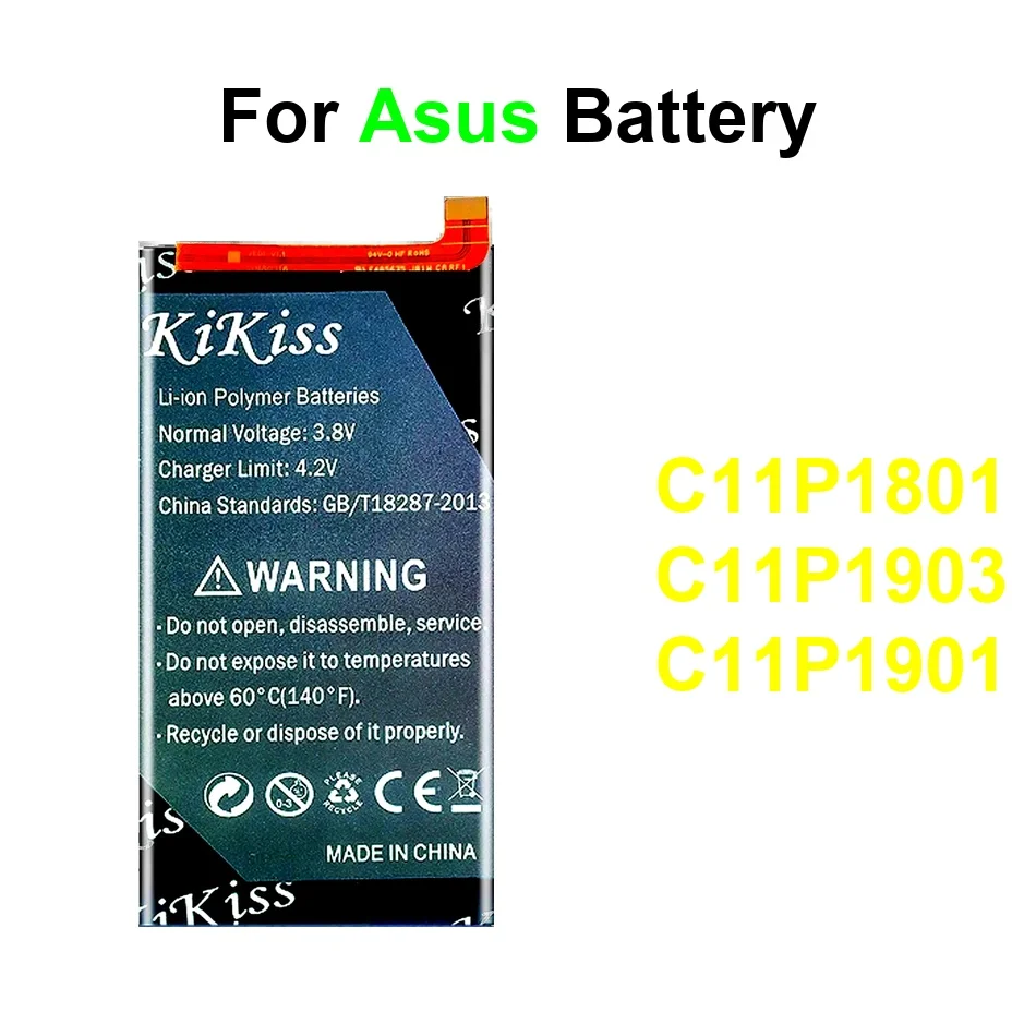 

Mobile Phone Battery Fast Charging C11P1801 C11P1903 C11P1901 4500-6600Mah For Asus Rog 1 2 3 Game ROG3