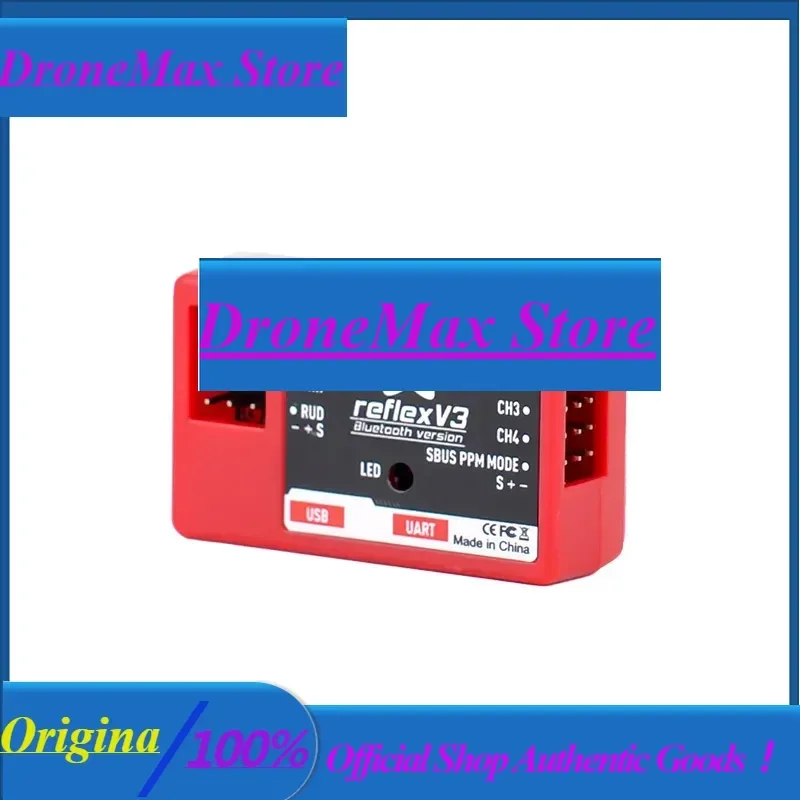 DroMaFMS Reflex V3 Gyros Flight Control System External Gyroscope Bluetooth Version Programmable Fixed-wing Aircraft Gyro