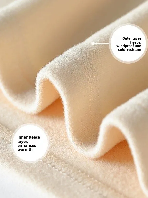 Doppelseitiger FCE-Langarm-Base-Top für Damen, Modischer Farbblock-Design, Warmer Rundhals-Pullover für Herbst und Winter