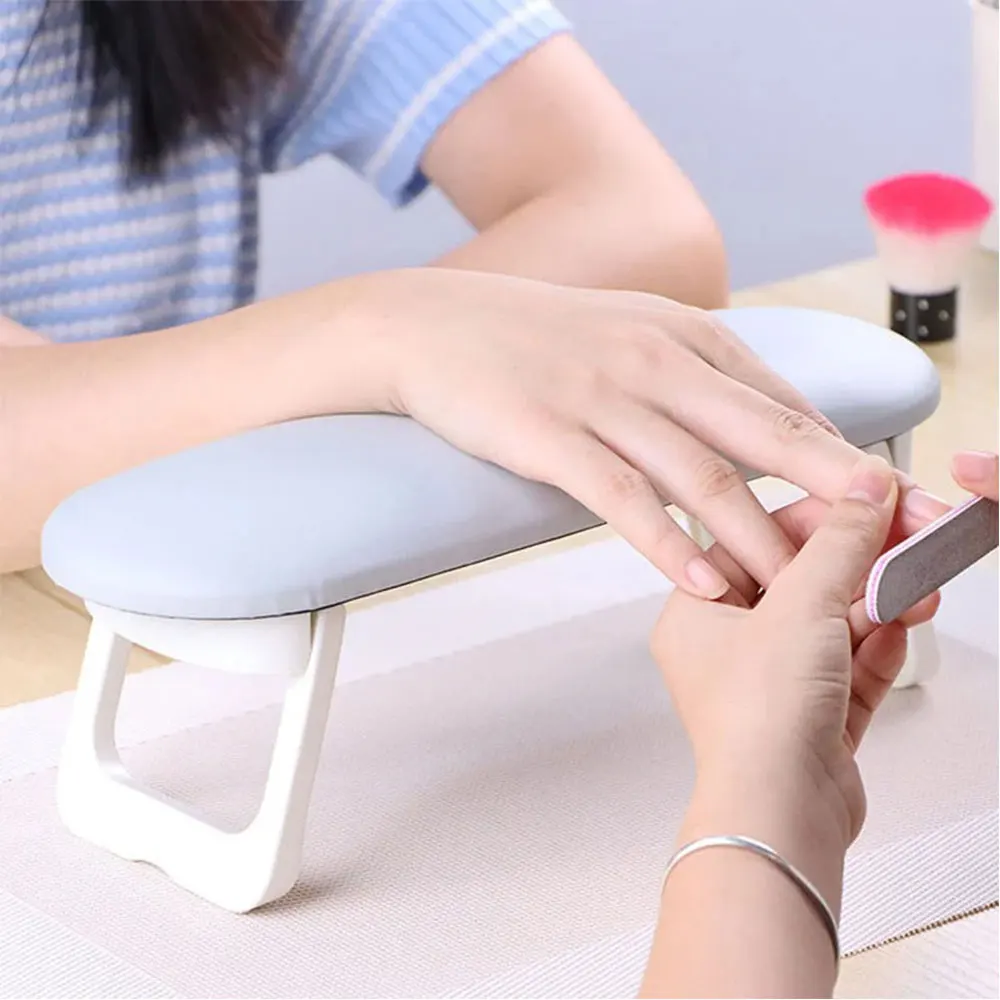 

H6 nail art hand pillow suit portable foldable easy to clean nail art hand pillow comfortable non-slip hand pillow