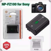 NP-FZ100 NPFZ100 Camera Battery for Sony A9 A7R III A7 III ILCE-9 ILCE-7RM3 ILCE-7M3 A6600 A7M3 A7R3 A7RIII A7R4