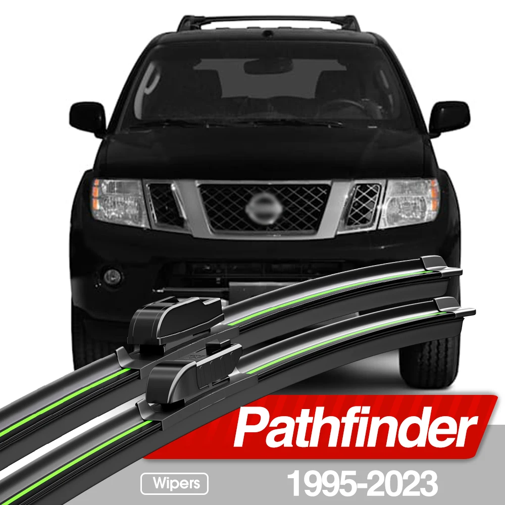 For Nissan Pathfinder R50 R51 R52 R53 1995-2023 Front Windshield Wiper Blades 2pcs Windscreen Window Accessories 2005 2012 2021