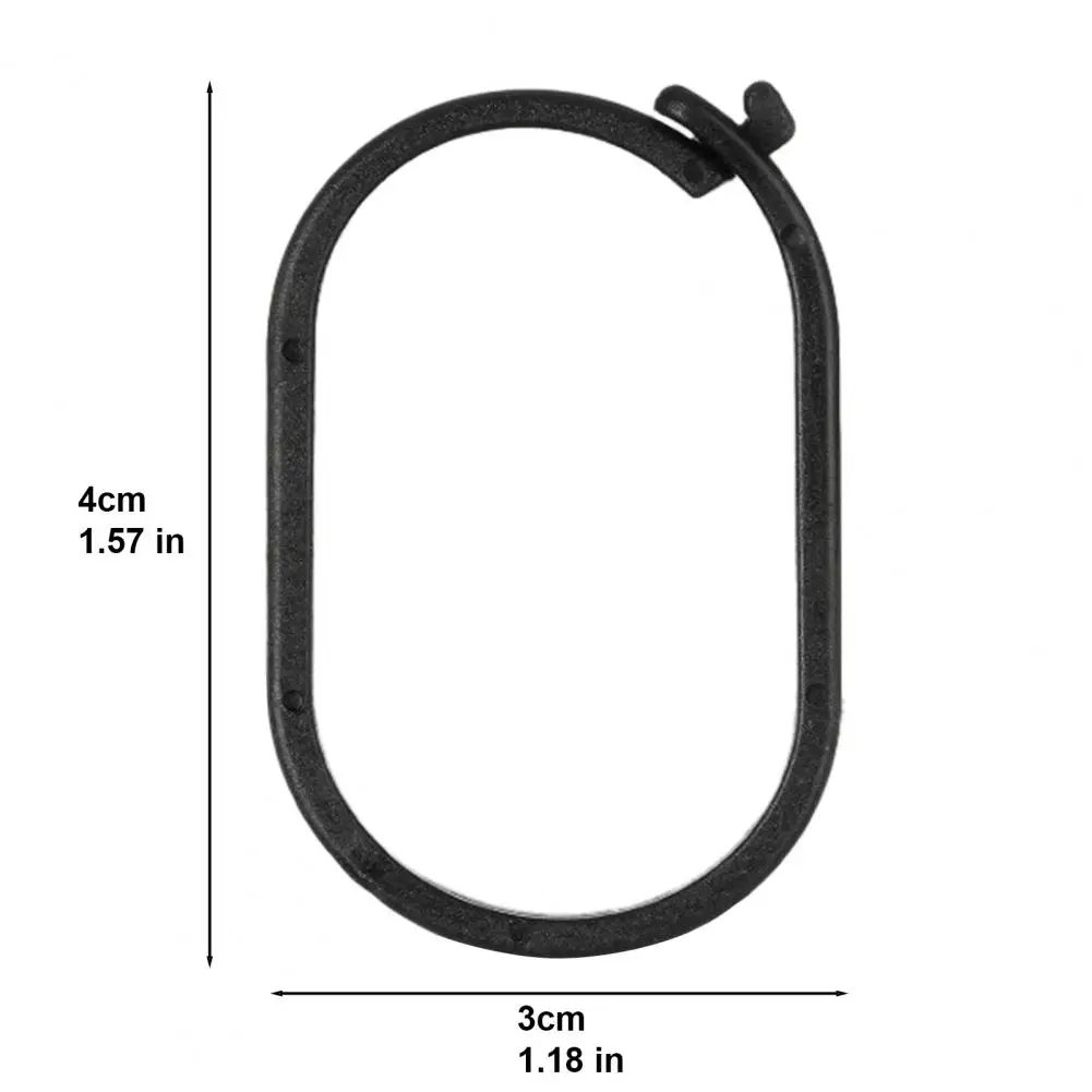 50/100Pcs Plastic Gazebo Curtain Hook 4cm Mosquito Netting Hook Black Curtain Track Hooks For Outdoor Hotel, Gazebo Accessories