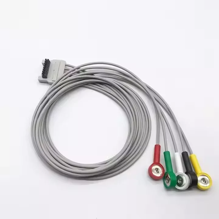 BTL-08 Compatible Holter Cable 5leads Snap