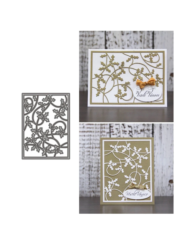 branch Hollow frame DIY Cards Scrapbooking Decor Embossing Dies Cut Stencils Folder Craft Delicate Metal Die Cutting Dies