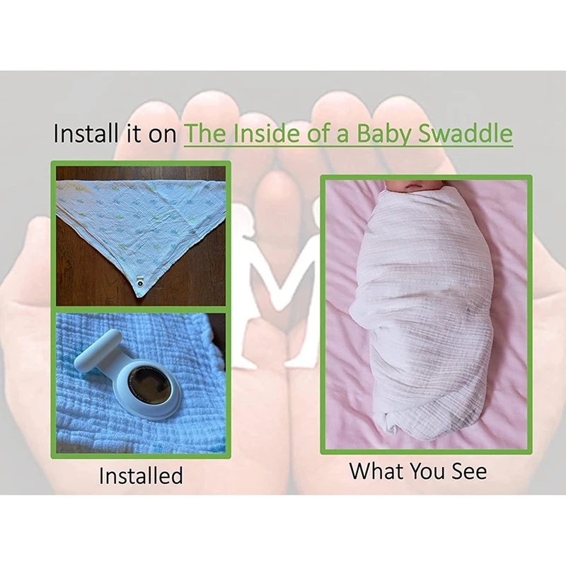 أفضل العروض Kaizen كريشن حامل حافظة لجهاز أبل Airtag Air Tag جهاز تتبع لتحديد المواقع للأطفال ، طفل صغير ، كبار السن ، إلخ.