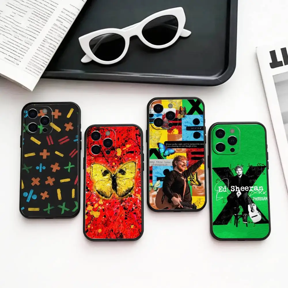 

S-Stylish Singer E-Ed S-Sheeran Phone Case Silicone Soft For IPhone 17 16 15 14 13 12 11 X XR Plus Pro Max Plus
