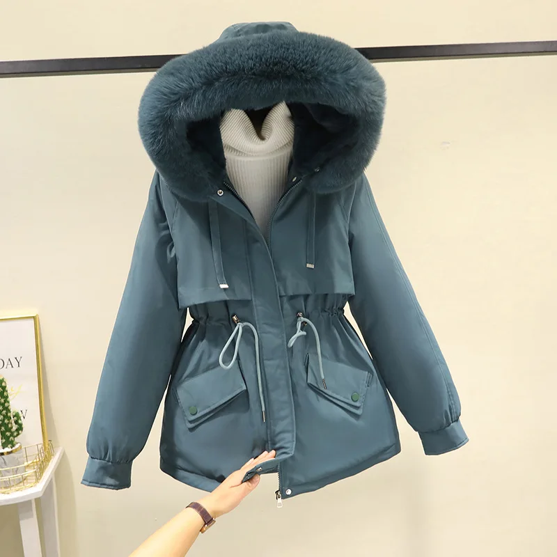 Women's Winter Wear 2025 New Cotton Jacket with Thickened Plush Down Coat