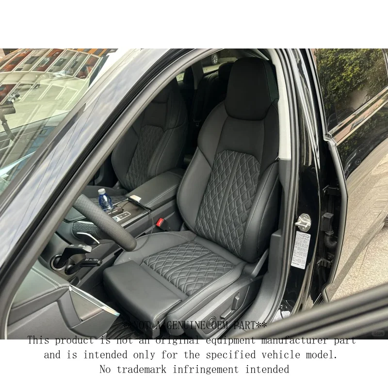 Upgraded RS Custom Leather Racing Covers for Audi A3 A4 A5 A6 A7 A8 RS Series Sports Seat Modification