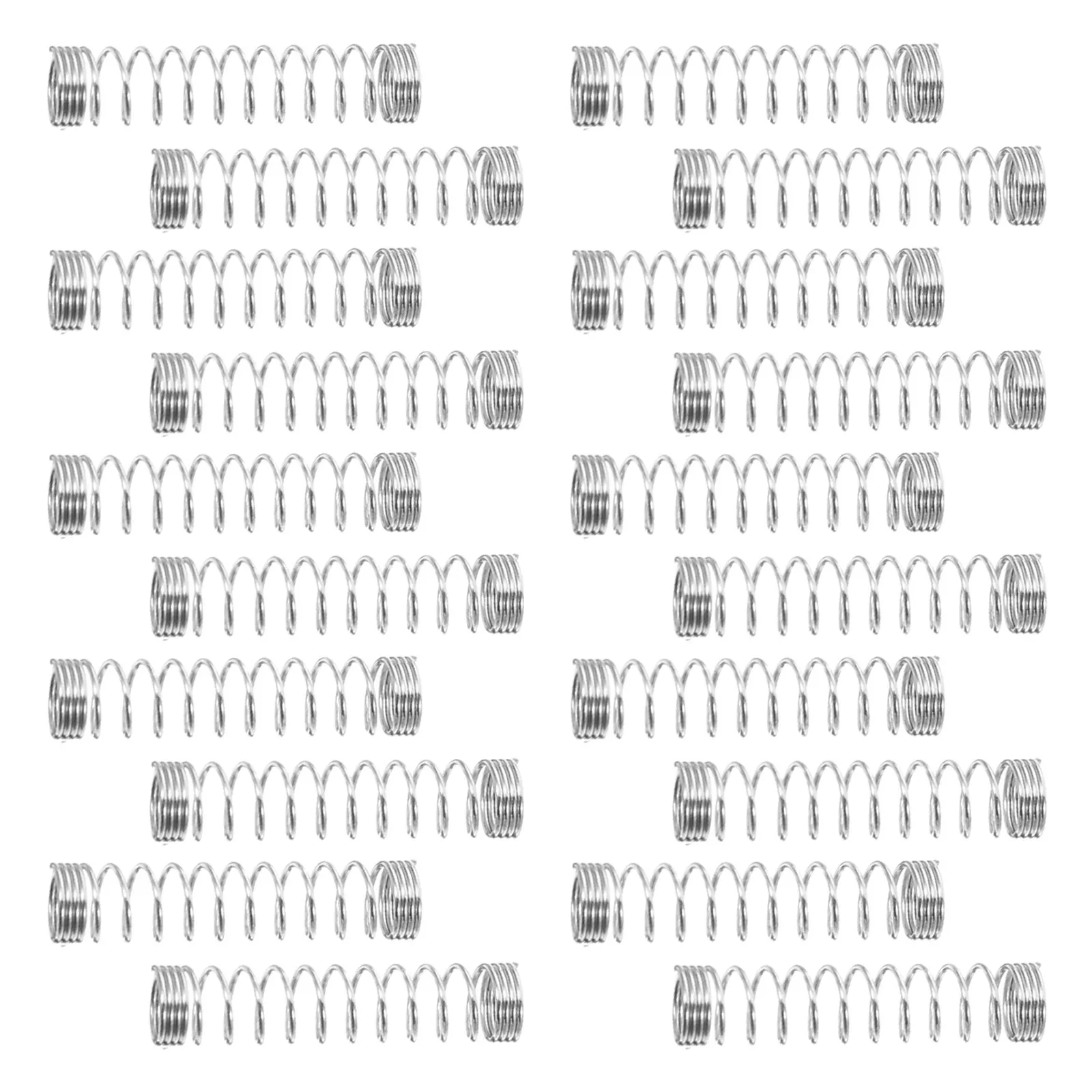 

50Pcs Ballpoint Pen Springs Stainless Steel Compression Spring Replacement Gel Pen Mechanical Press Action Return Office