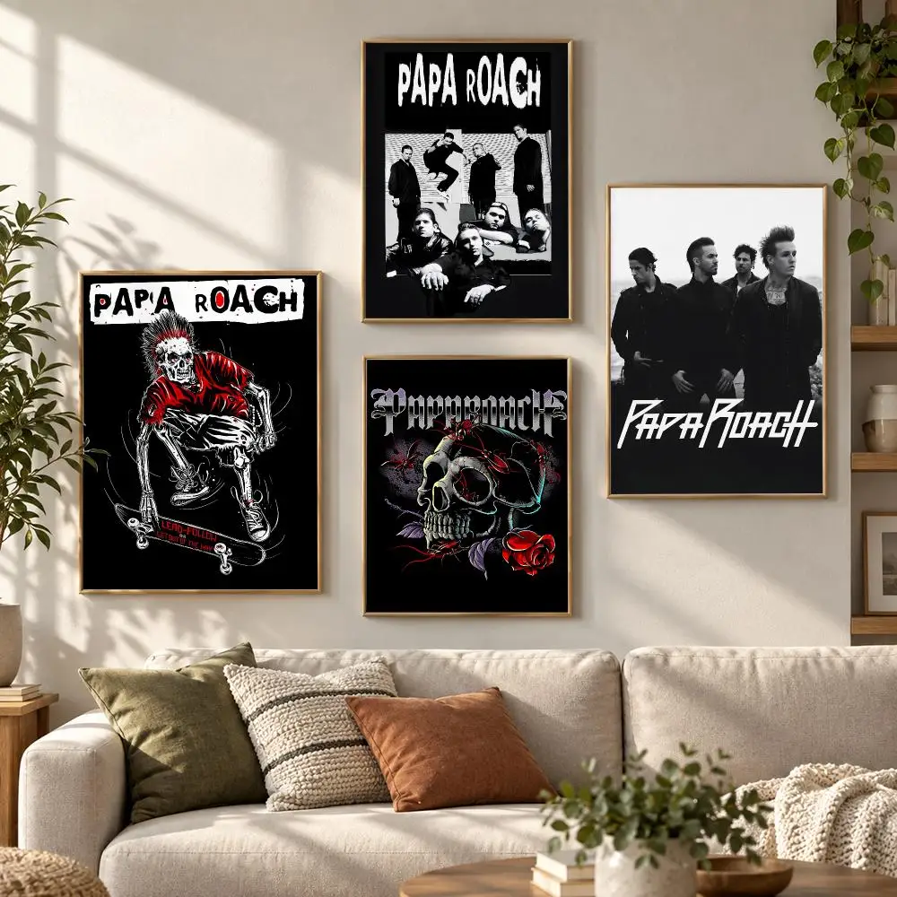 Papa Roach Singer Music Album 90s Retro Iconic Fan Poster Contemporary Wall Art Print for Bedroom & Living Room, Unframed