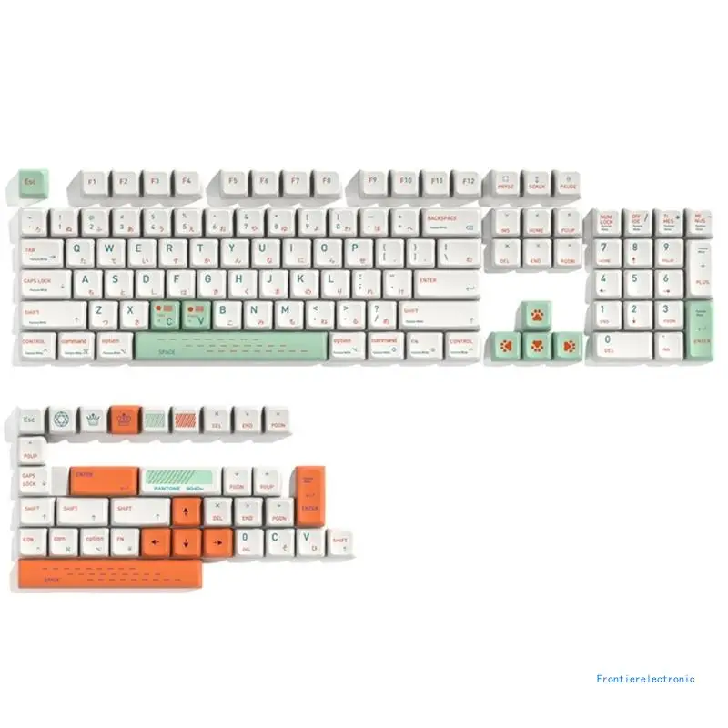 

139Keys/Set MDA Customs Qingyan Keycaps PBT Dye Sublimation Keycaps for MXCherry Mechanical Keyboard DropShipping