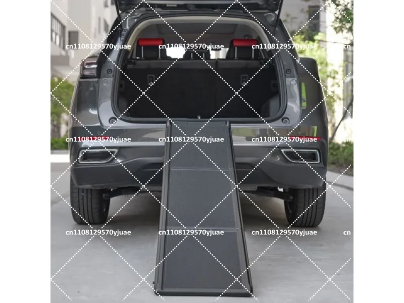 折りたたみ式滑り止め車載用はしご、耐荷重性に優れた携帯用ペット用階段