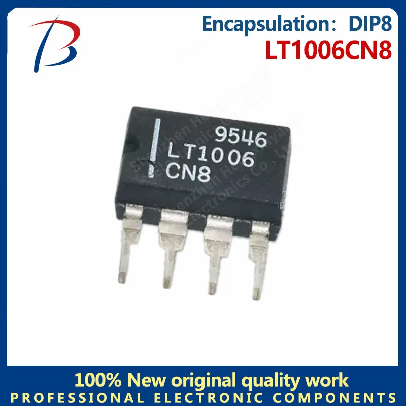 10PCS LT1006CN8 in-line DIP8 LT1006 precision single-power operational amplifier